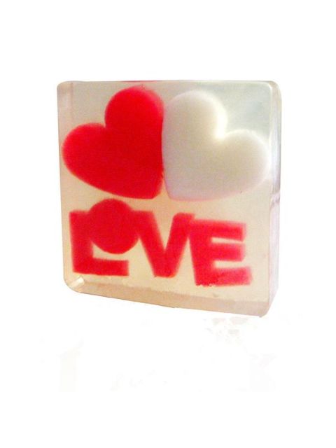 Wedding Party Guest Take-home Favor Handmade Natural Heart Love Clear Soap Face Body Care