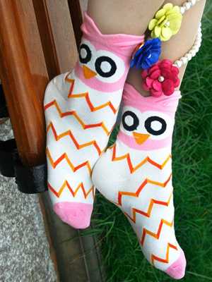 OWL 3D Cartoon Socks Good Quality Comfortable Cotton Socks Women Lovely Style Harajuku Socks