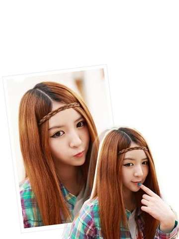 Sweet Fashion Braided Hair Braids Hair Bands Headband Festival Party Wedding Hair Accessories