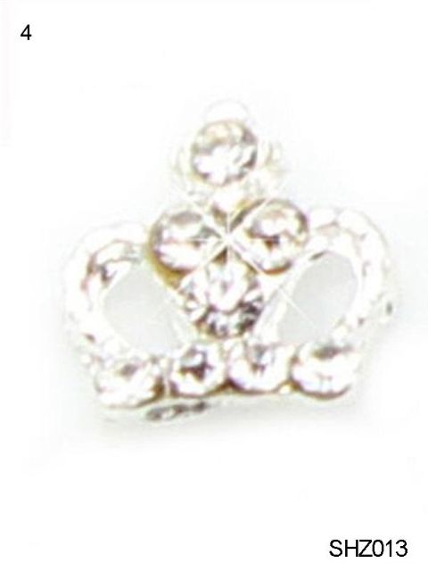 Women's  Crystal Crown Heart Swan Eye Sweet Heart Pattern DIY Sticker Nail Art Decals Nails Wraps Nail Tools Manicure