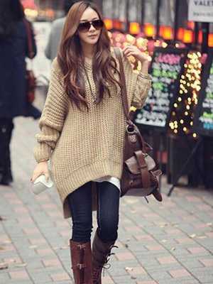 Women's New Fashion Winter Warm Coat Long Sleeve Tops Casual Loose Outwear Sweater Hoody