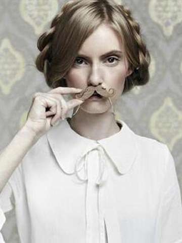 European and American Jewelry Cute Funny Mustache Mr. Necklace