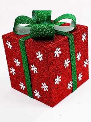 Foldable Christmas Gift Box Three-dimensional Quartet Gift Packs(15cm)