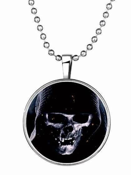Christmas Halloween Ghost Necklace Pendant Night light Glow In Dark Gifts Jewelry