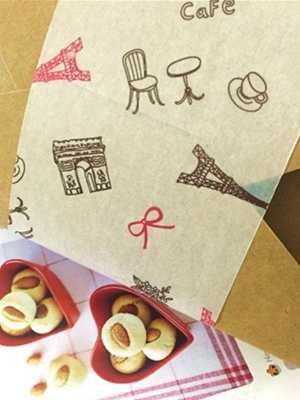 Handmade Wrapper Christmas Birthday Wedding Gift Wax Paper Present Packaging Wrapping Paper 50 Pcs 25*35cm