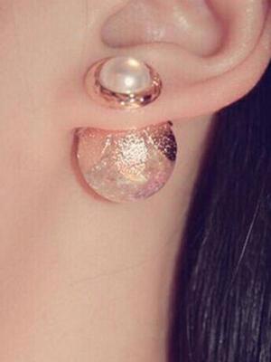 New Simple Bohemian Gold Balls Ear Stud  Earrings