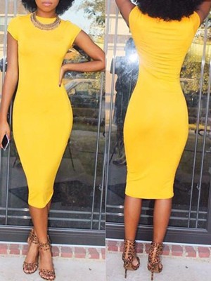 Women Short Sleeves Solid Black Army Green Wine Red Maxi Bodycon Dress Summer Party Dress Midi Dress Clubwear Size S M L XL XXL