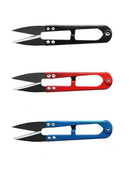 U-shaped Stainless Steel 3 Pcs DIY Beaded Jewelry Making Tools U-shaped Cross-stitch Small Sewing Scissors