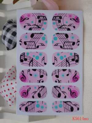 Women's  DIY Natural Rose Flowers Nail Art Decals Nails Wraps  Nail Tools Manicure