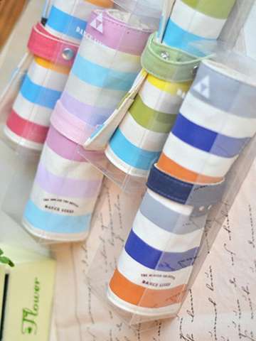 Casual Stationery Strip Pencil Pouch Pen Folding Bag,School Study Storage,Children Student & Office Birthday Wedding Business Writing Gifts