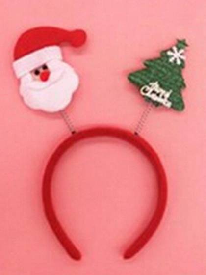 Christmas Celebrations Xmas Santa Claus Snowman Antler Tree Snowflakes Bear Moon Star Pattern Head Bands Festival Cosplay Decroration Props Girls Headwear