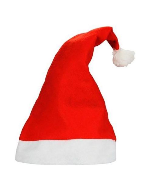 Chrismas Fabric Costume Unisex Child Adult Santa Clause Hats