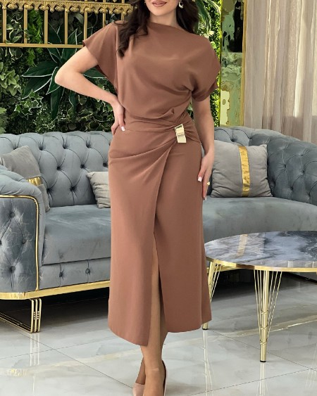 3 Piece Velvet Ombre Tracksuit Outfits Sleeveless Chain