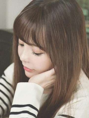 Delicate Newest Fashion Women  Pro Salon Brown Thin Air bangs Wig Piece