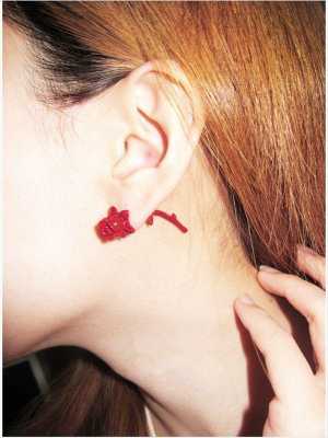 Hot New Edition Fluorescence Multicolor Sunflower Rose Earrings Ear Stud.