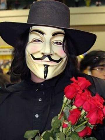 Trendy-Halloween Cosplay MASK V for VENDETTA Costume Fawkes Anonymous mask Costume Accessories