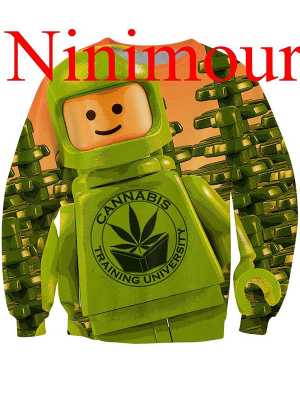 Fashion Lego_CTU Unisex Cult Pop Star Hip Hop Sweater Long Sleeves Sweatshirt-Ninimour