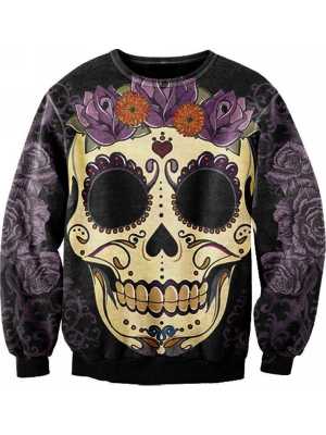 Gothic Punk women Girls Figures Digital Unisex Printed Sweatshirts & Hoodies