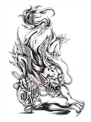 Fashion Cool Dragon Arm Art Waterproof Removable Tattoo Stickers Decals Original Temporary Tattoo Stickers Body Art