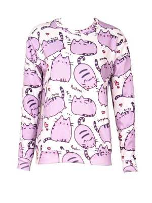 Fashion Women's Cartoon 3D Print Totoro Sweatshirt Pullovers Sweatshirts & Hoodies