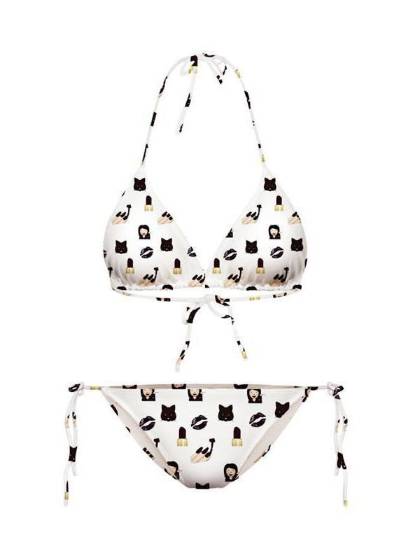 Beauty Bikini Set with Removable Padding Swimsuit Biquini Women Swimwears Bathing Suit