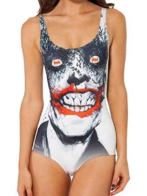 Quality Digital Print Batman different sane joker Romper Teddy Monokini Swimsuit Swimwear