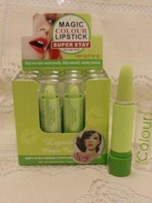 1PCS HOT Fruity Magic Waterproof Color Lipstick & lip Balm Prevent Lipstick