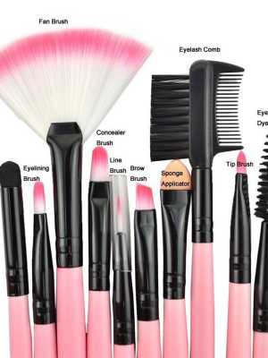 24pcs Professional Synthetic Hair Makeup Brush Set Kit Makeup Brushes & tools Brand Make Up Brush Set Case