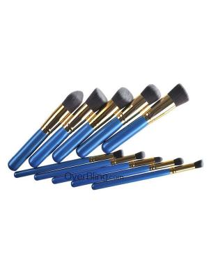 Makeup Super soft Taklon hair Golden makeup brush set brush kit