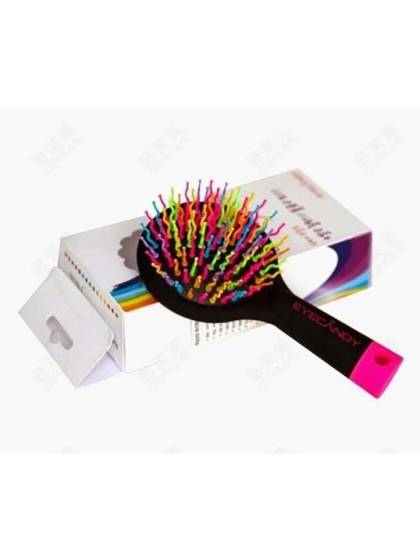 1Pcs Rainbow airbag massage comb hair comb anti-static comb magic comb along the back mirror (Color Multicolor)