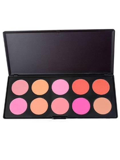 10 Colors Fashioncity Makeup Cosmetic Blusher Powder Palette Soft Rouge Smooth Blush Powder