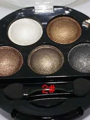 Pigment Eyeshadow 5 Colors Eye Shadow Powder Metallic Shimmer UBUB Warm Color