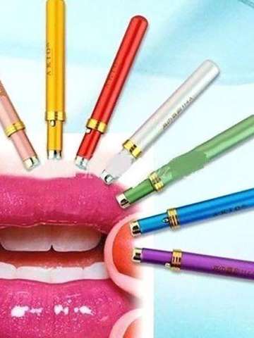 Portable Retractable Lip Eyeliner Brush Makeup Cosmetic Lipstick 1pcs