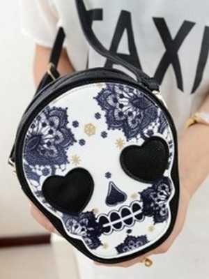 Fashion Women bags Skull mini Shoulder Bags Round Shape Loverly Messenger Bags