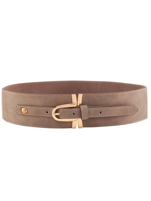 Korean Wide Retro PU Carved Belt Pin Buckle Wide Belt Women Belt Coat Jacket Decoration