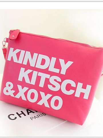 Simple women fashion Big yard handbags tide wild shoulder diagonal letter envelope clutch handbags