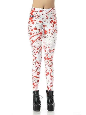 Sexy Women Digital Printed Skinny Elastic Jeans Leggings Pants Tights