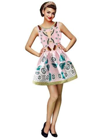 Hot sale Brand New Summer Fashion A-Line Women's Vintage Floral Printed Sleeveless Casual Party Dress