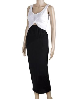 Hot New European And American Trade Fashion Sexy Elegant Two-Piece Dress Skirt Night Club Spot Own Tie