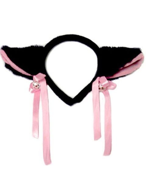 Fashionable Sweet Cat Ears Headband Best Gifts For Children- Black