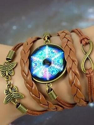 Women Jewelry fashion lots Style Infinity Charm Star Space Galaxy Gemstone Bracelet