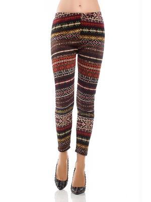 Women Reindeer Deer Snow Snowflake Footless Legging Tight Pant Black White