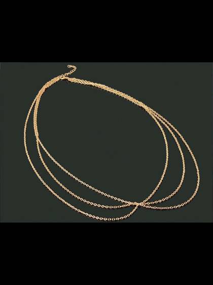 Chic Sexy Beach Bikini Harness Belly Waist Charm Gold Body Chain New Jewelry New Necklace&Pendant