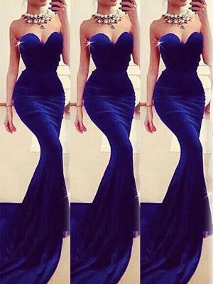 New Sexy Sleeveless Elegant Strapless V Neck Fishtail Dovetail Skirt Praty Weeding Long Evening Dress