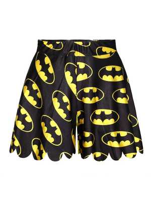 Trendy Women's Summer Fashion Digital Print Cute Shorties One Size Shorts Skirt