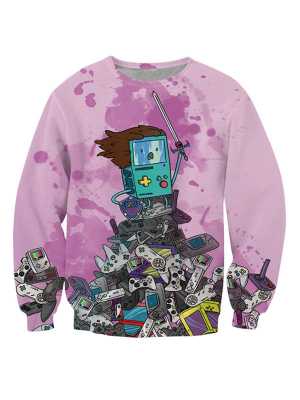 Women's New Fashion Hot Sale Spring&Autumn Casual 3D Cartoon Print Sweatshirts Hoodies Pullovers Tops Sweats Hoody