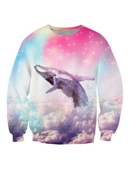 HOT Women's 3D Animals Print Sweatshirts Hoodies Pullovers Tops Sweats Hoody