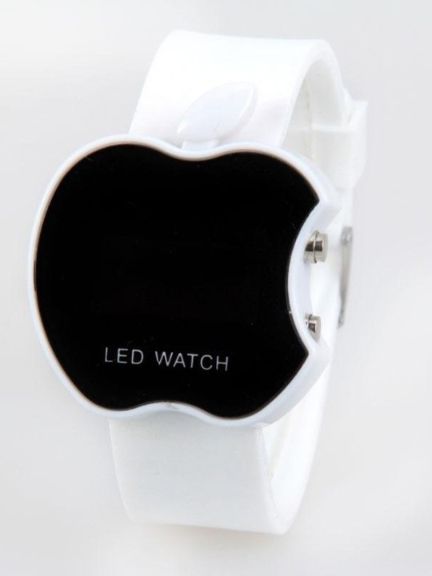 Fashion LED Watch White Sport Watch Women's Watch
