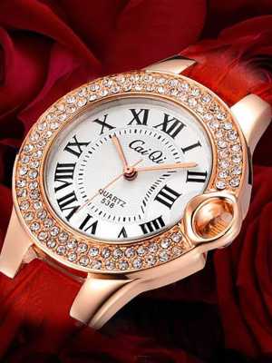 Women's Fashion Glittering Roman Numerals Rhinestone Wrist Watch Women's Watches