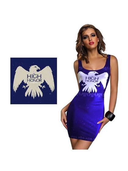 Hot Fashion Tank Style Digital Print Tank Bodycon Dress Vest Clubwear